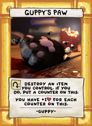 Guppy’s Paw Card Face