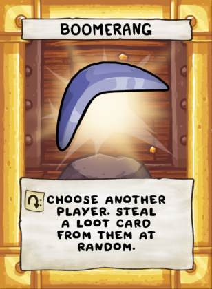 Boomerang Card Face