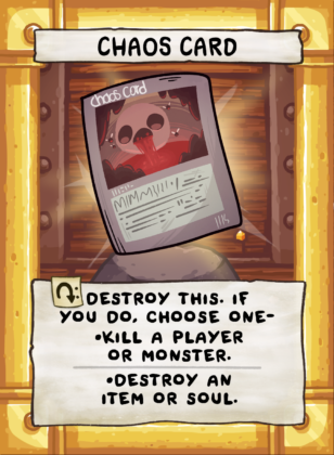 Chaos Card Card Face
