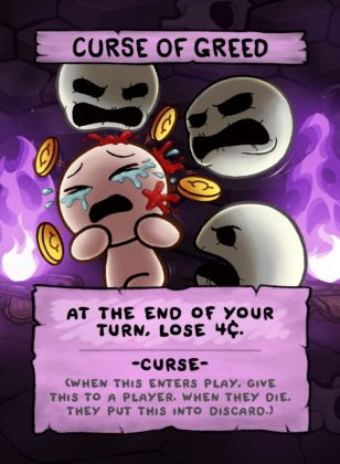 Curse Of Greed Card Face