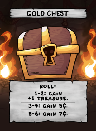 Gold Chest Card Face