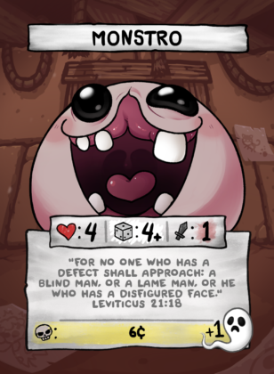 Monstro Card Face