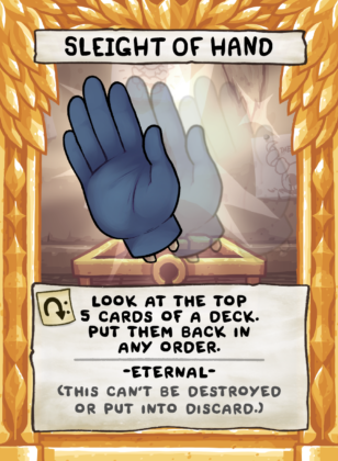 Sleight Of Hand Card Face