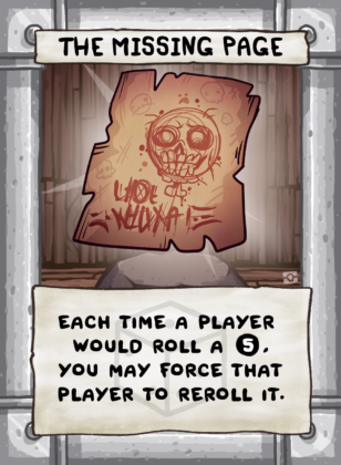 The Missing Page Card Face