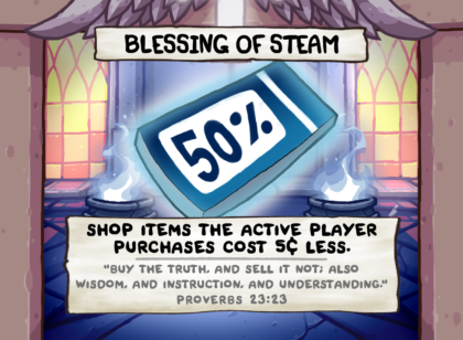 Blessing Of Steam Card Face