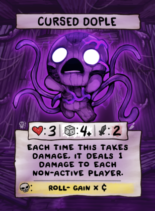Cursed Dople Card Face