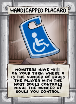 Handicapped Placard Card Face
