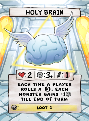 Holy Brain Card Face