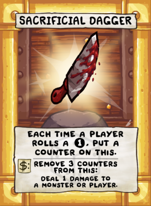 Sacrificial Dagger Card Face