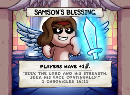 Samson’s Blessing Card Face