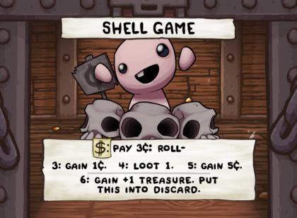 Shell Game Card Face