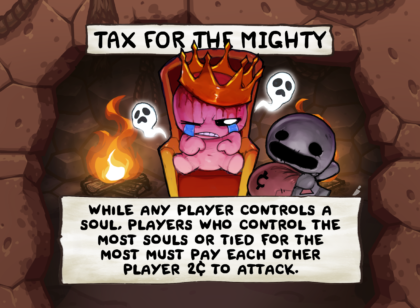 Tax For The Mighty Card Face