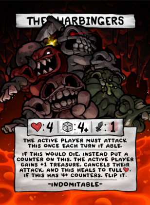 The Harbingers/The Beast! Card Face