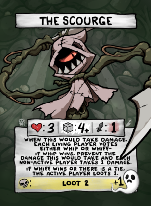 The Scourge Card Face