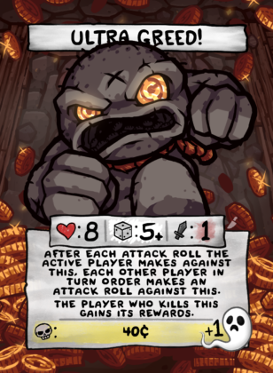 Ultra Greed! Card Face