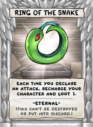Ring Of The Snake Card Face
