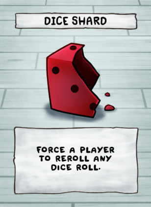 Dice Shard Card Face
