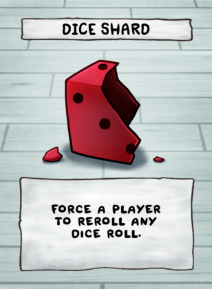 Dice Shard Card Face