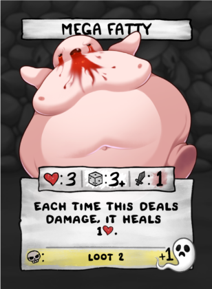 Mega Fatty Card Face