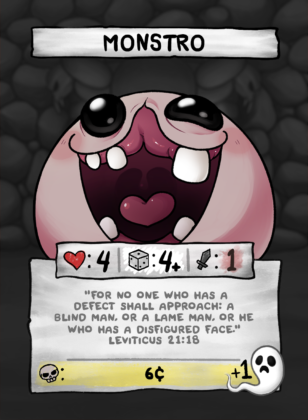 Monstro Card Face