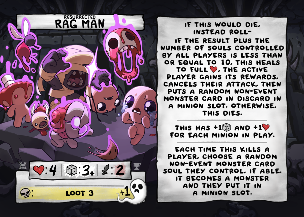 Resurrected Rag Man Card Face