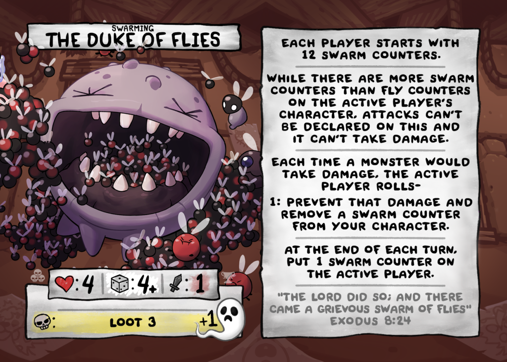 Swarming the Duke of Flies Card Face