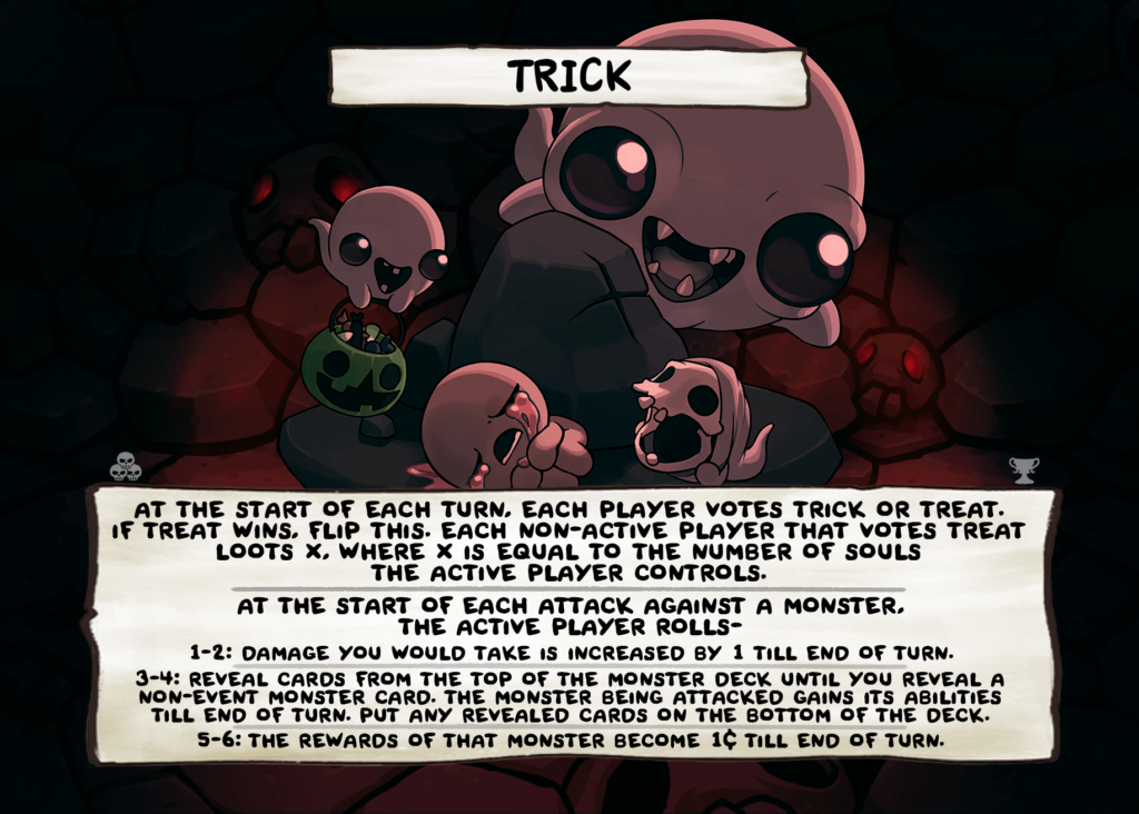 Trick/Treat Card Face