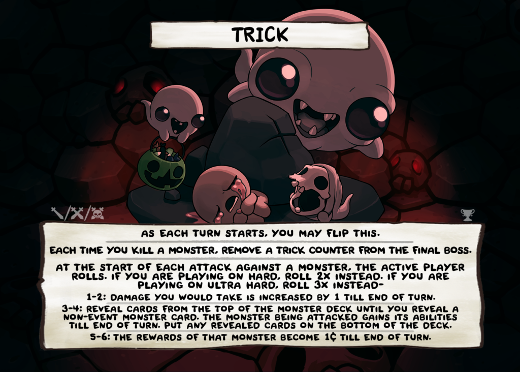Trick/Treat Card Face