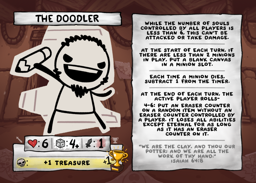 The Doodler Card Face