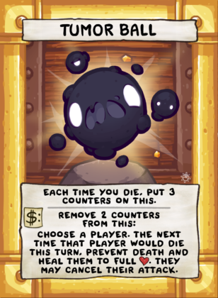 Tumor Ball Card Face