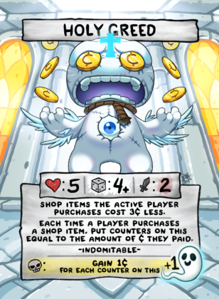 Holy Greed Card Face