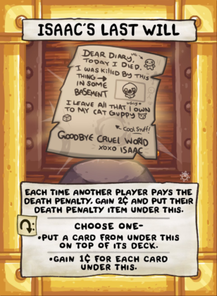 Isaac’s Last Will Card Face