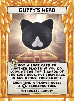 Guppy’s Head Card Face